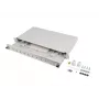 Patch panel Lanberg FOP1-12SS-LDS gris ABS acero 19 pulgadas