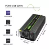 Inversor de coche Qoltec Monolith 1200 W negro 24 V