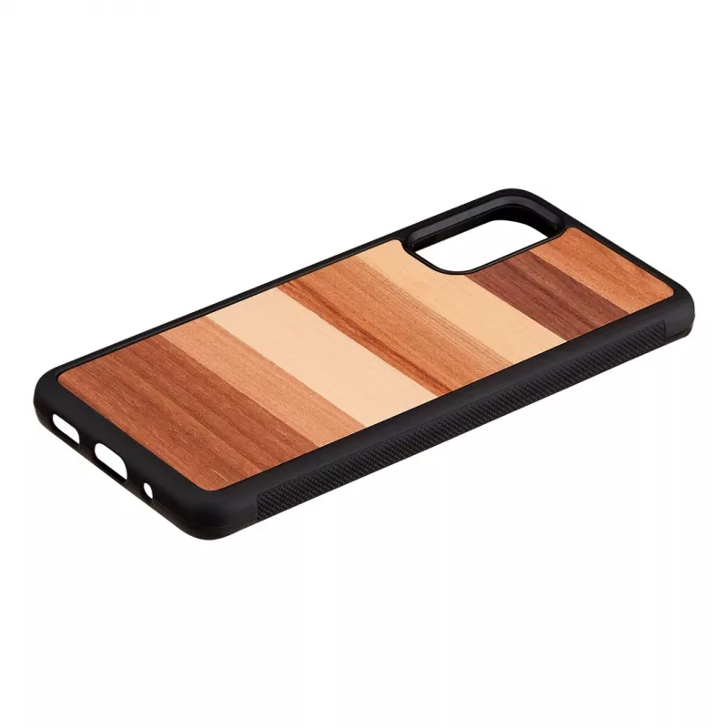 Funda para móvil Man and Wood Galaxy S20 negro — Funda protectora para Samsung Galaxy S20