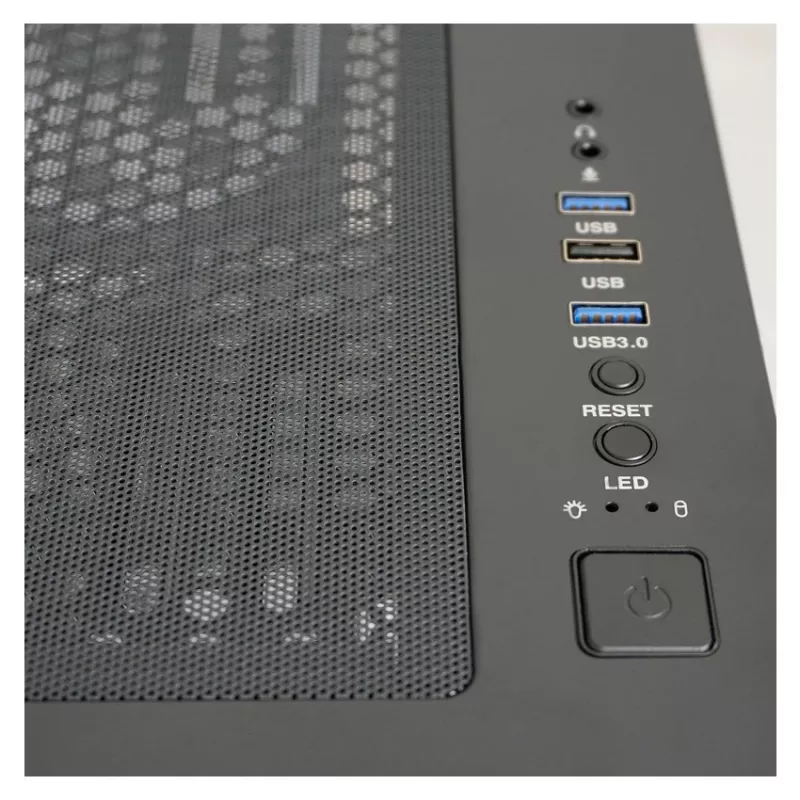 Caja gaming LC-Power 803B Midi Tower Negro