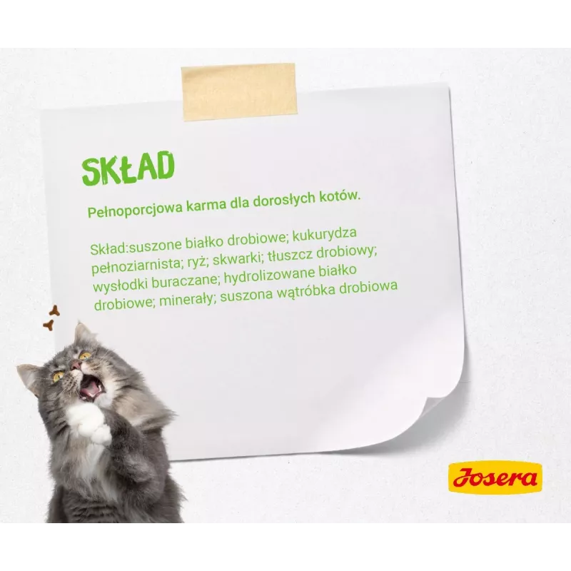 Pienso seco para gatos JOSERA SensiCat 10 kg — pollo, 33 % proteína, 18 % grasa, para gatos adultos con estómago sensible