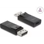 Adaptador DELOCK USB Type-C a DisplayPort 8K con soporte HDR y HDCP
