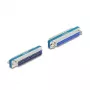 DELOCK Filtro de supresión RF/EMI D-Sub 37 polos conector macho a conector hembra dorado