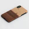 Funda para smartphone man and wood para iPhone X/XS — modelo mare, negro