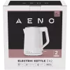 AENO Hervidor eléctrico EK2: 1850-2200W, 1,5L, Strix, doble pared, cuerpo que no se calienta, apagado automático, protección contra funcionamiento en seco