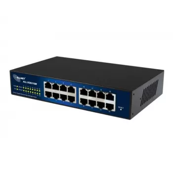 Switch gestionado ALLNET 112534 L2 Gigabit Ethernet 16 puertos 19U negro