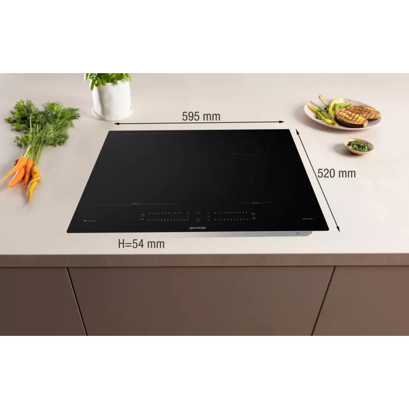 Gorenje GI6432BCWF Placa de inducción negra empotrable 60 cm 4 zonas