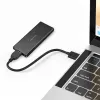 Carcasa para SSD M.2 SATA QOLTEC 51854 USB 3.0 sin herramientas