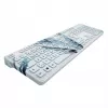Teclado plano higiénico MANMACHI Drape Very Cool White — distribución DE
