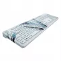 Man&Machine Very Cool Drape Cubierta de teclado, blanco, DE (DRAPE/VC/DE)