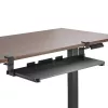 Bandeja de teclado Maclean MC-839 | Bandeja bajo el escritorio para teclado y ratón | Bandeja de teclado con abrazadera | Solución ergonómica para el puesto de trabajo