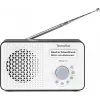 TechniSat VIOLA 200 radiodespertador digital DAB+, blanco/negro