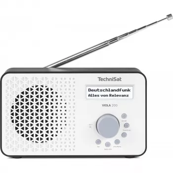 Receptor de TV TECHNISAT VIOLA 200 blanco/negro HD DVB-S2