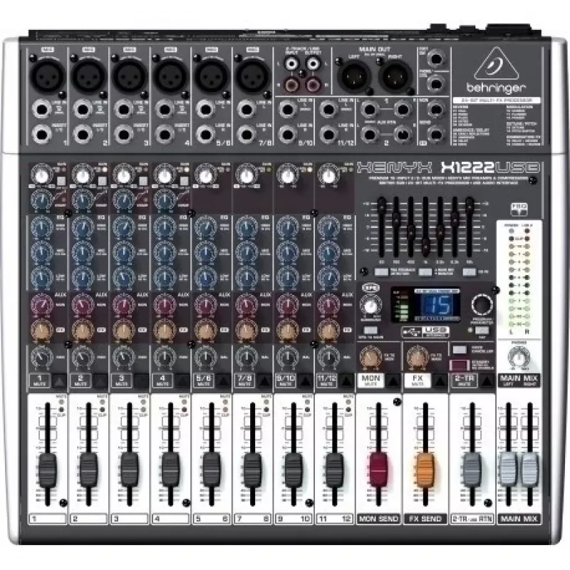 Mesa de mezclas Behringer X1222USB 4 canales