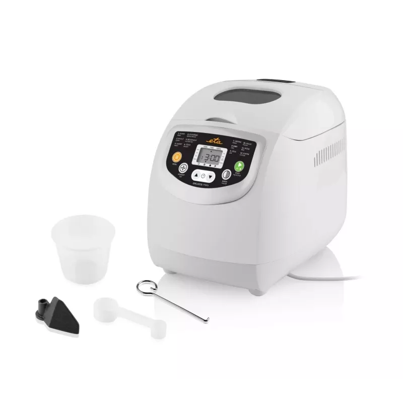 Máquina de pan ETA DELICCA 600 W, pan de máx. 1 kg, blanca, programas: sin gluten, dulce, blanco, integral