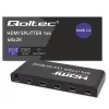 Qoltec 51799 Splitter HDMI activo 4 x HDMI 4K x 2K | 6 Gb/s | 60 Hz
