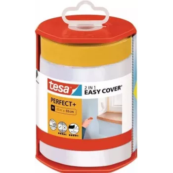 tesa Easy Cover Perfect+ 56570-00000-00 Film protector amarillo, transparente (L x An) 33 m x 550 mm 1 unidad (56570-00000-00)