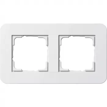 Placa de pared / tapa de interruptor GIRA 0212410 — acabado blanco sin tornillos