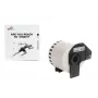 TB Print TBEB-DK22205 rollo de etiquetas para Brother, 62 mm x 30,48 m, negro sobre blanco