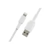 Belkin BOOST CHARGE - Cable Lightning - Lightning macho a USB macho - 3 m - blanco - para Apple iPad/iPhone/iPod (Lightning)