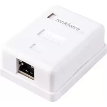 Renkforce Adaptador de red de superficie CAT 6 1 puerto blanco (RF-4541182)