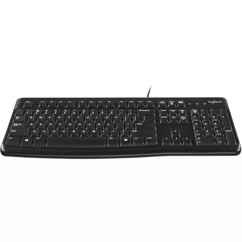 Teclado Logitech K120 USB QWERTY Español Negro (920-002499)