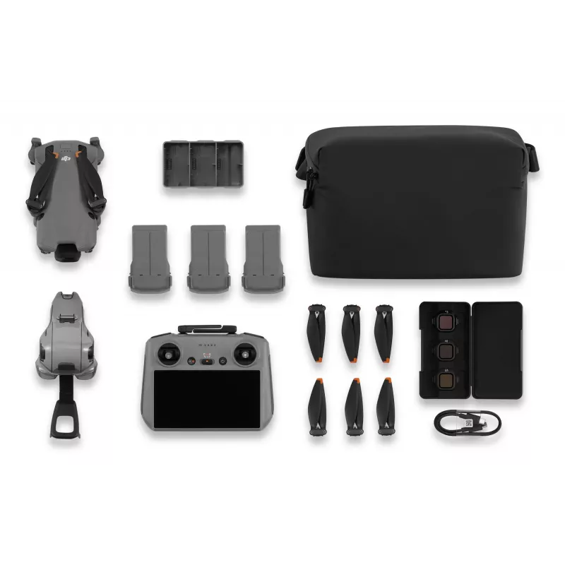 DJI MINI 5 PRO Fly More Combo (RC2) dron ligero de 249g con sensor de 50MP, lidar, 3 baterías, mando con pantalla