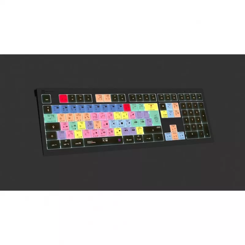 Teclado Logickeyboard LKB-PPROCC-A2M-UK USB QWERTY Inglés Negro (LKB-PPROCC-A2M-UK)