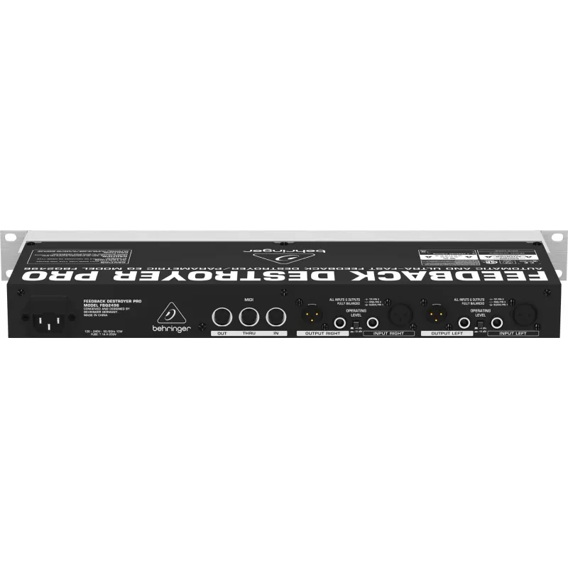 Behringer FBQ2496 ecualizador de audio