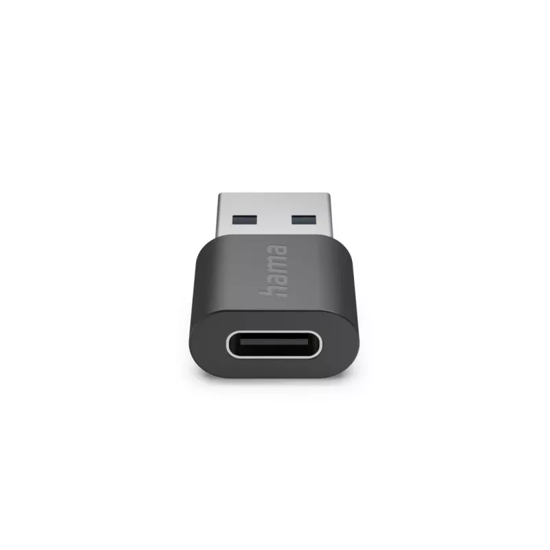 Adaptador USB Hama, conector macho USB-A - conector hembra USB-C, USB 3.2 Gen2, 10 Gbit/s