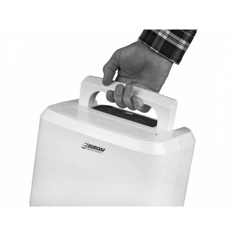 Deshumidificador Eurom DryBest 10 — depósito de 2 L, 42 dB, 230 W, Blanco