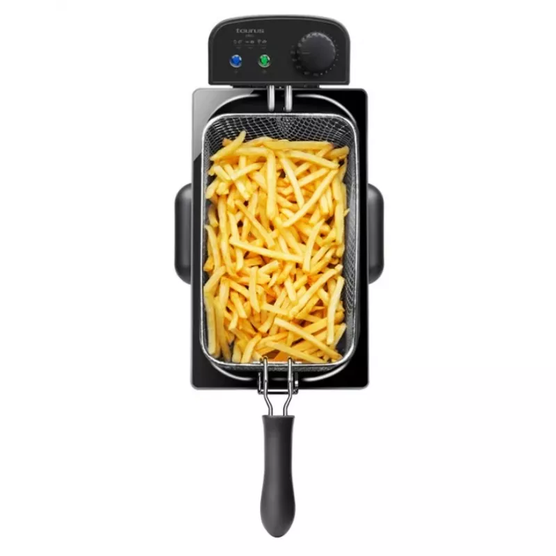 Freidora Taurus Fry 3 Single – capacidad 3 L, 2000 W, acero inoxidable, termostato regulable 150–190 °C