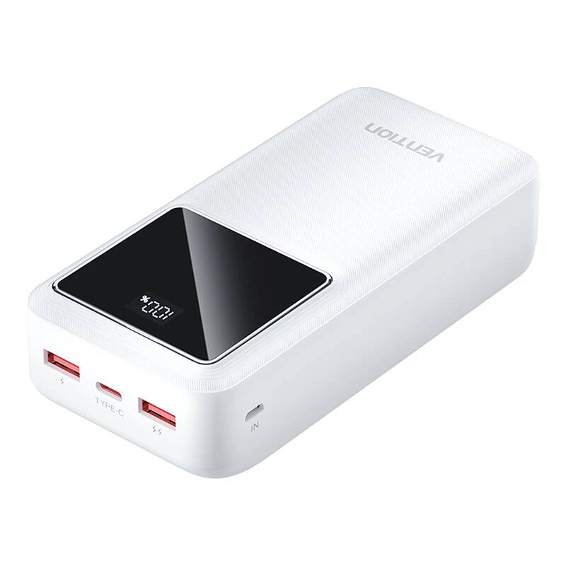 Vention FHMW0 Powerbank 30000 mAh, 22,5 W, blanco