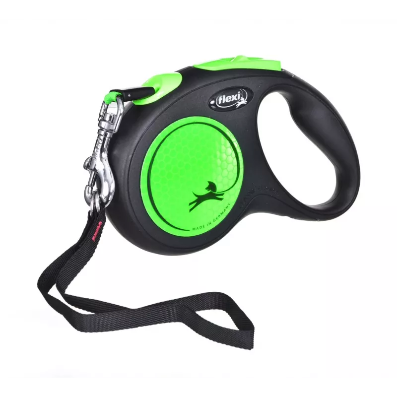 FLEXI new Neon M - correa retráctil - 5 m