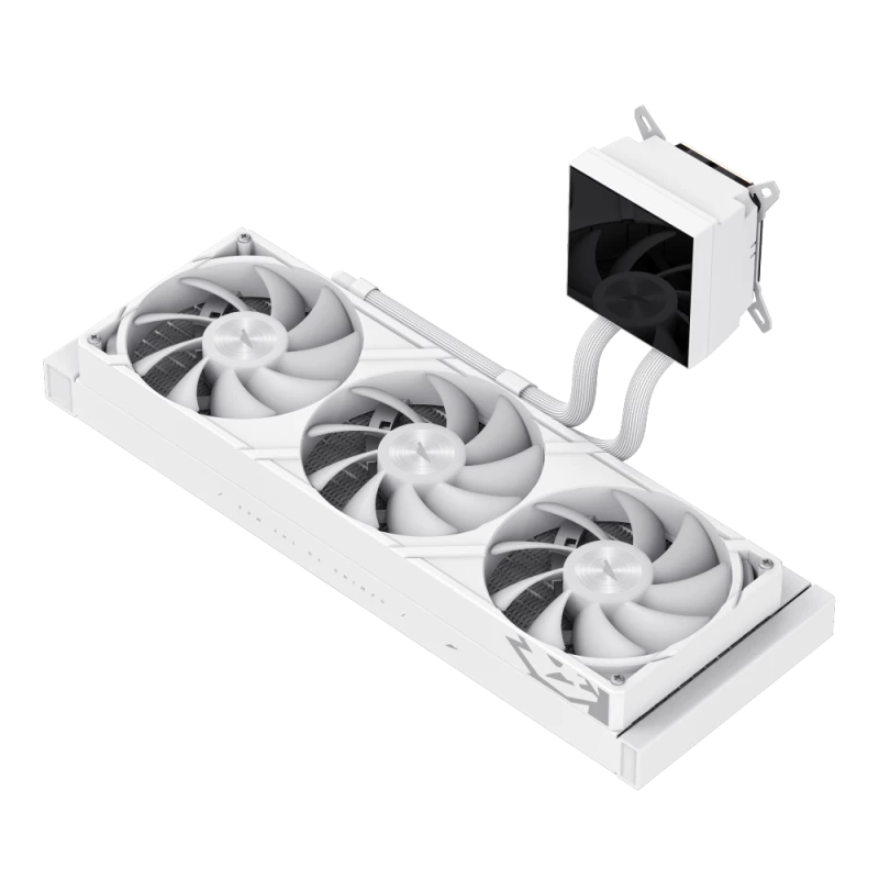 Refrigeración líquida para CPU Gamemax | GLACIER 360 LCD WH | Intel, AMD
