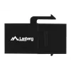 Módulo Keystone LANBERG KSU6-3000 — Cat6 U/UTP RJ-45 conector hembra a RJ-45 conector hembra, diseño plano, negro
