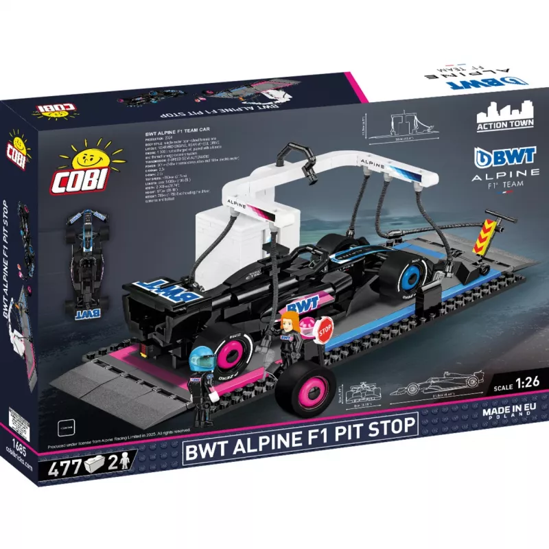 BWT Alpine F1 Boxenstopp, juguete de construcción