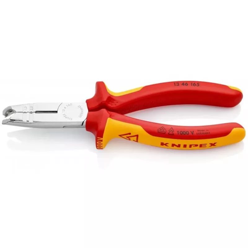 Alicates pelacables Knipex 13 46 165 rojo, amarillo