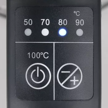 Hervidor eléctrico Emerio 1,7 L 5 niveles de potencia cambio de color