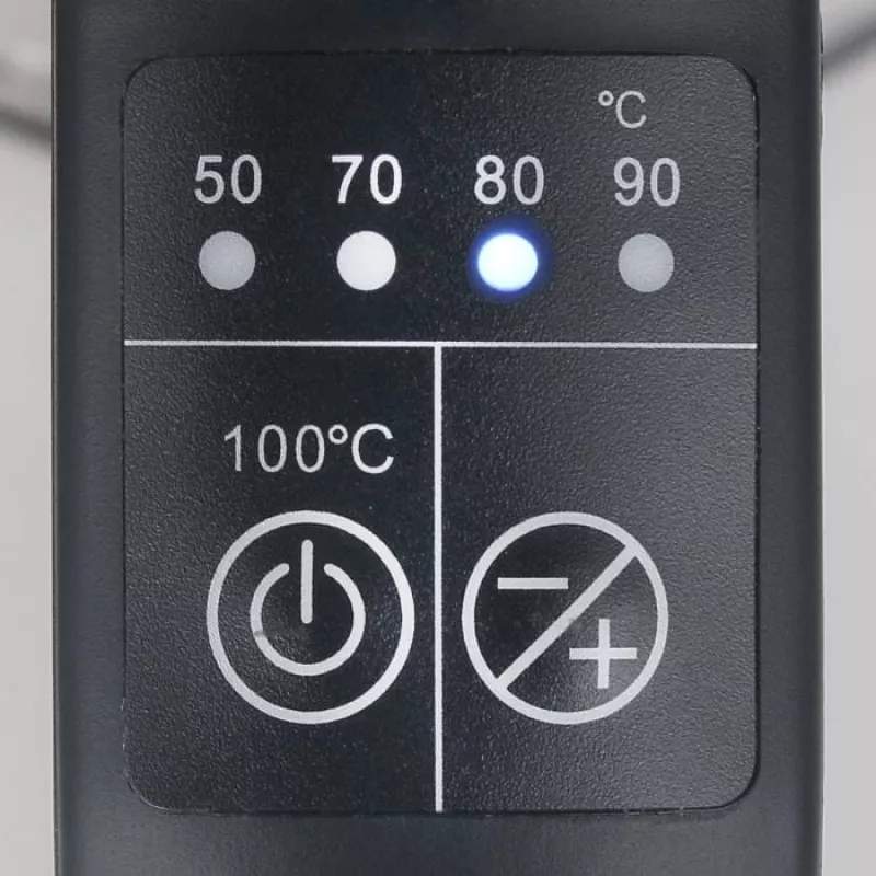 Hervidor eléctrico Emerio 1,7 L 5 niveles de potencia cambio de color