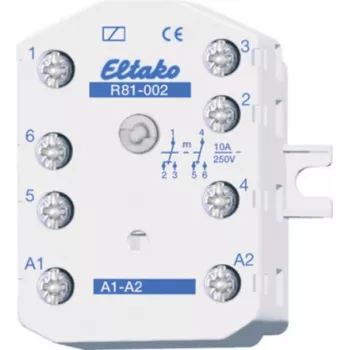 Eltako Electronics Relé de conmutación para montaje empotrado/superficial 2U 10A R81-002-230V (81002430)