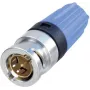 Conector macho BNC Neutrik, recto 75 NBNC75BLP9 1 unidad (NBNC75BLP9)