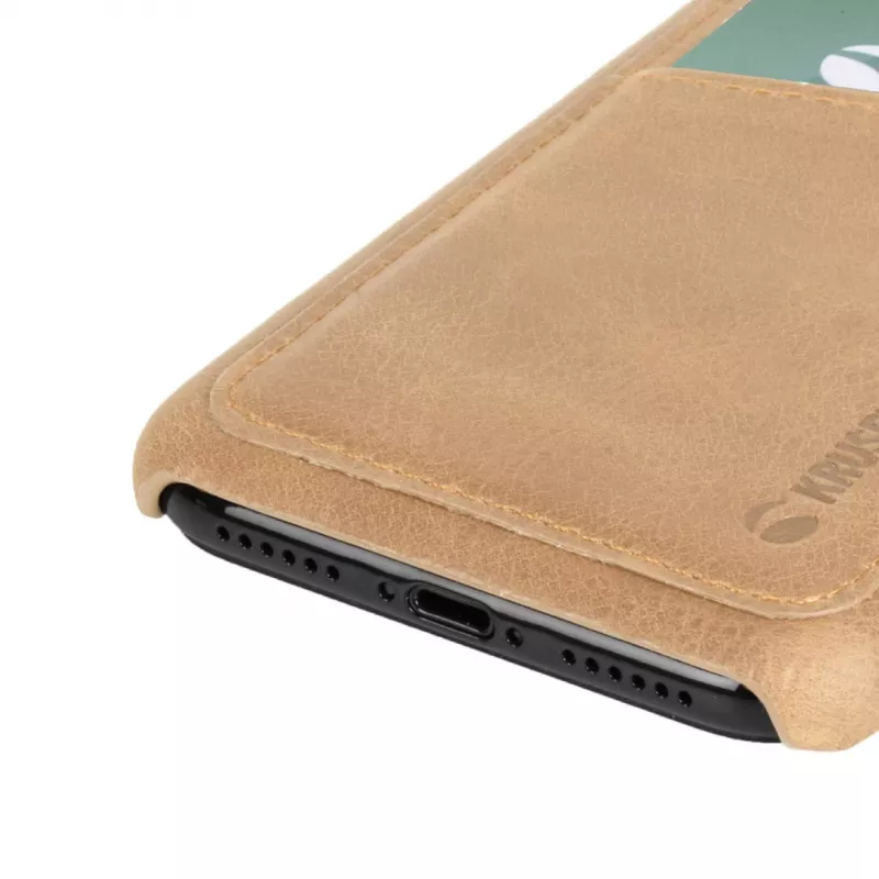 Funda Krusell Sunne 2-Karten-Cover iPhone XS Max 16,5 cm Beige