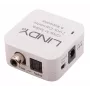 Lindy convertidor bidireccional TosLink (óptico) y coaxial