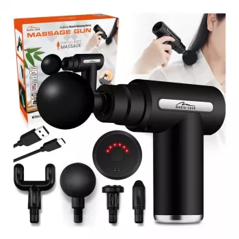 Pistola de masaje Media-Tech MT6521 universal negro