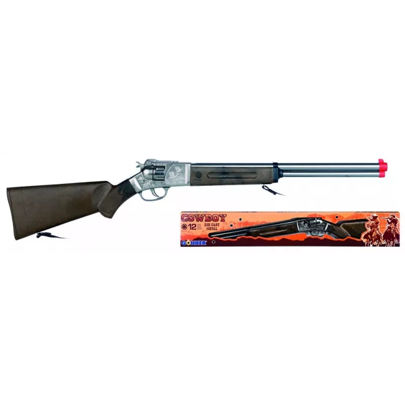 Revolver de percusión de juguete Pulio Metal Cowboy Gun 12 disparos Modelo 15597/0
