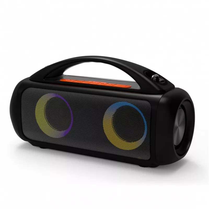 Altavoz portátil MEDIA-TECH MT3184 — Bluetooth 5.3, 60W RMS, IPX5, batería de Li-Ion 16h, puerto de carga USB-C, MicroSD, TWS, micrófono, mando a distancia