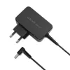 Qoltec 51033 adaptador de corriente para ultrabooks HP, 45 W, 19,5 V, 2,31 A, 4,5x3,0 mm + pin, para interior, negro