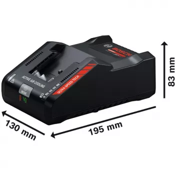 Powertools Expert Cargador rápido EXAL18V-160 (negro, AMPShare Alliance)
