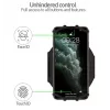 Brazalete deportivo Tellur A100 para smartphone, negro, ajustable, talla universal